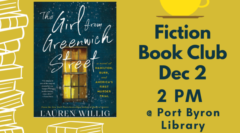 Fiction Book Club Selection: Dec 2, 2025 @ 2pm Fiction Book Club Selection: Dec 2, 2025 @ 2pm