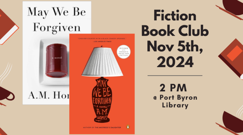 Fiction Book Club Selection: Nov 5th @ 2pm