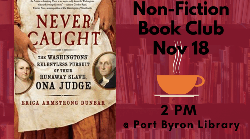 Non-Fiction Book Club Nov 18 @ 2PM Non-Fiction Book Club Nov 18 @ 2PM