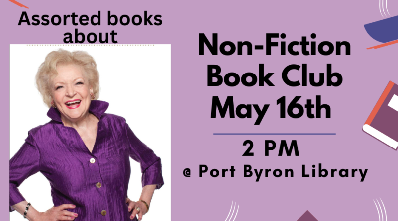 Non-Fiction Book Club May 16th @ 2PM
