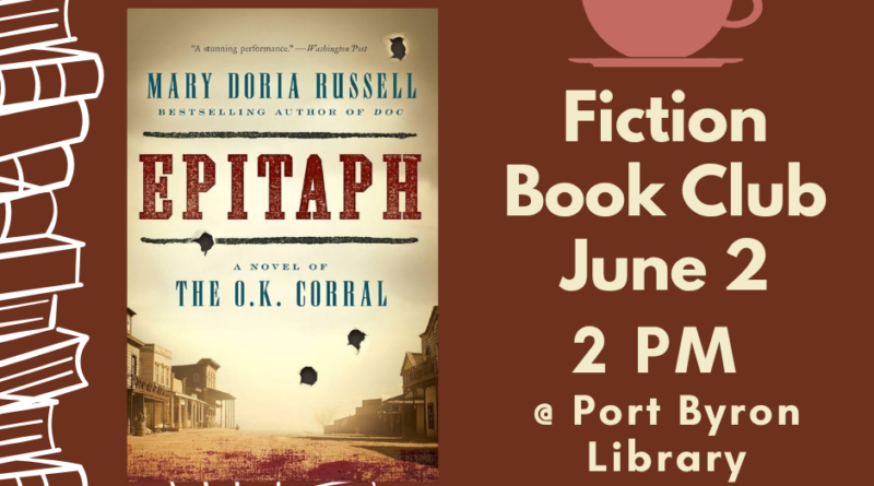 Fiction Book Club Selection: June 2, 2026 @ 2pm