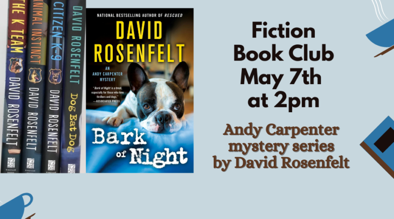 Fiction Book Club Selection: May 7 @ 2pm