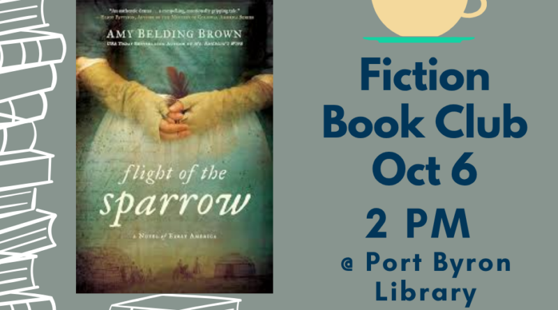 Fiction Book Club Selection: Oct 6, 2026 @ 2pm Fiction Book Club Selection: Oct 6, 2026 @ 2pm