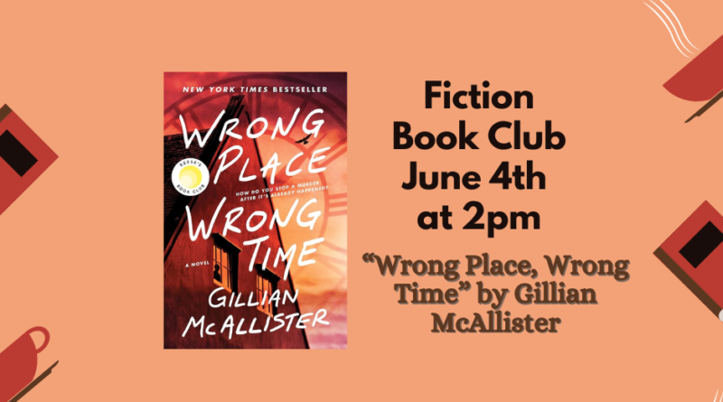 Fiction Book Club Selection: June 4th @ 2pm