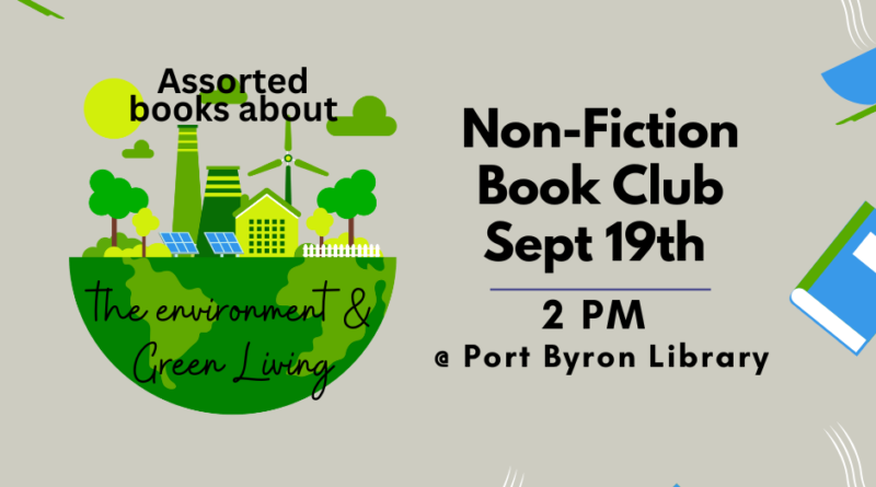 Non-Fiction Book Club Sept 19th @ 2PM